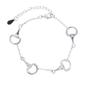 2025 New Arrived Gold Color Snaffle Bit Link Chain Bracelet Bangle Women Lover Charm Equestrian Horse Necklace Jewelry bracelet 15with4cm 1