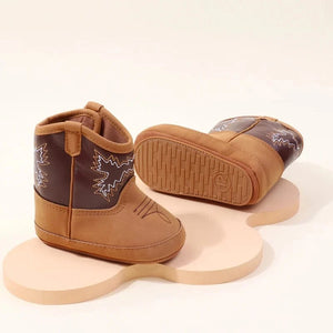 Baby cowboy boots mjukt foder halkfri