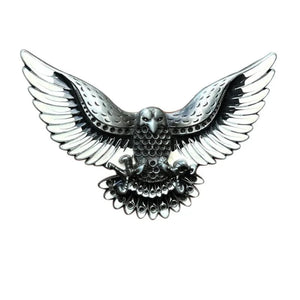 Bältespänne örn vingar western Silver