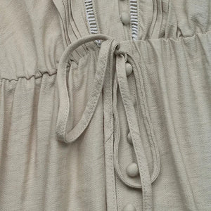 Beige klänning maxi