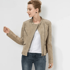 Beige mockajacka dam