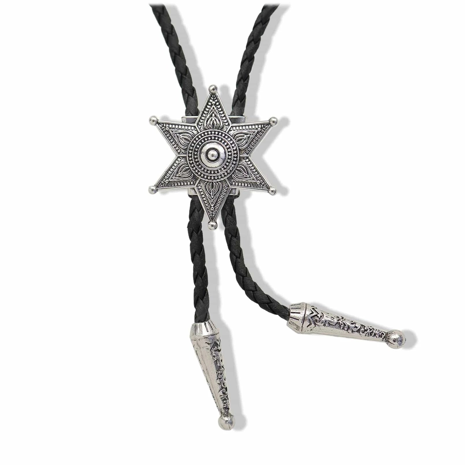 Bolo tie i silver med stjärnhänge Silver