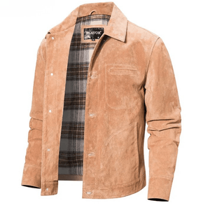 Brun suede jacka