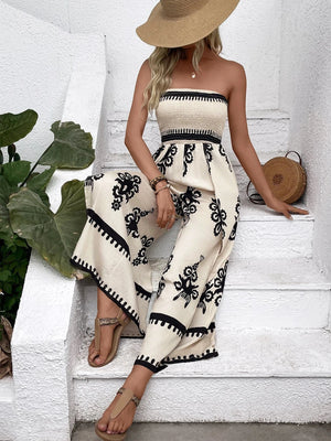 Byxdress beige