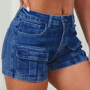 Cargo jeans shorts dam