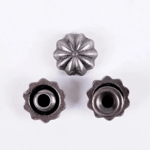 Concho Antiksilver i Pumpaform för Läderhantverk 9mm