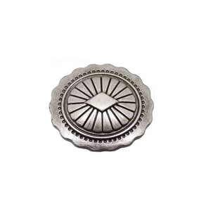 Concho i Antikmetall med Diamantmönster Antik silver