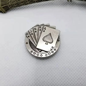 Concho i antiksilver med dekorativa motiv