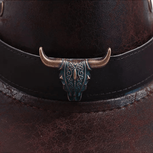 Cowboyhatt med Tjurhuvud