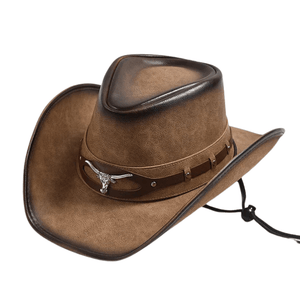 Cowboyhatt riktig Mörk kant / 56-58cm