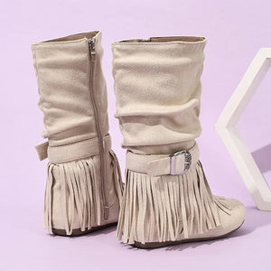 Cowgirl Boots med Fransar för Flickor