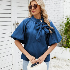 Denim blus