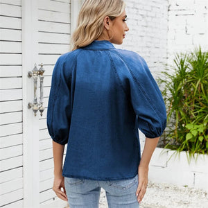 Denim blus