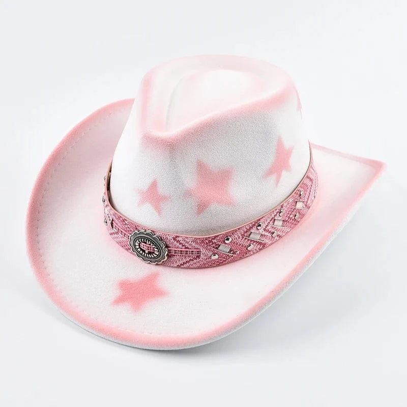 Filt Cowboyhatt Dam Still 3 / Kan justeras