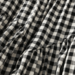 Gingham kjol