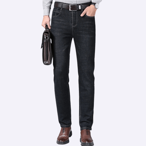 Jeans herr straight Svart / 28