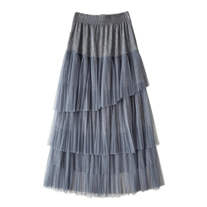 Kjol i tyll Blå / One Size
