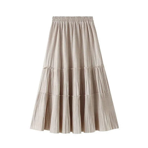 Kjol sammet Beige / One Size