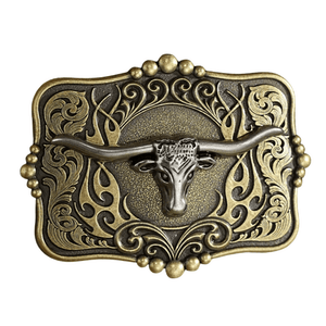 Longhorn Bältesspännen Western Stilar Stil 5