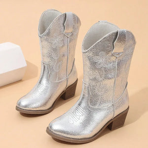 Metalliska Cowboyboots för Barn