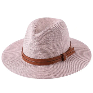 Panama cowboyhatt i strå Rosa 1 / 59cm