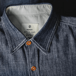 Retro denimskjorta för män