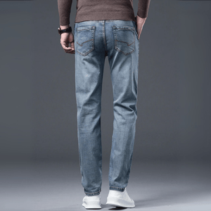 Slim fit stretchjeans för herr