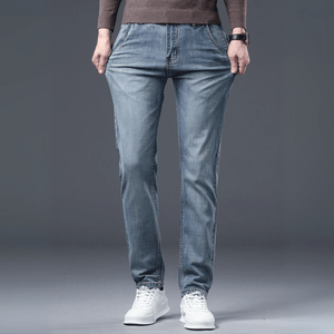 Slim fit stretchjeans för herr