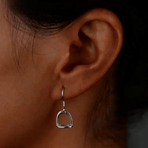 Stigbygel Örhängen Silver