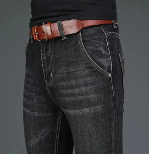 Svarta bootcut jeans herr