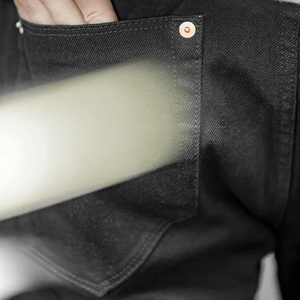 Svarta jeans straight