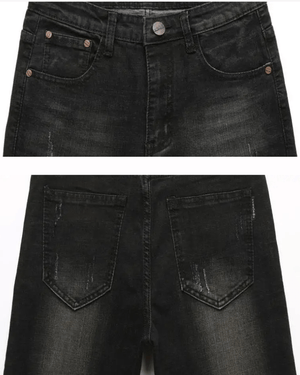 Utsvängda jeans för herr