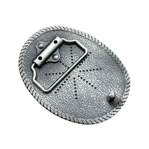Växtmönster Bältesspänne Oval Design