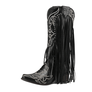 Vintage cowboy boots Svart / 35