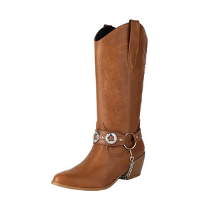 Äkta cowboy boots dam Brun / 35