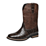 Ankle cowboy boots herr Mörkbrun / 38