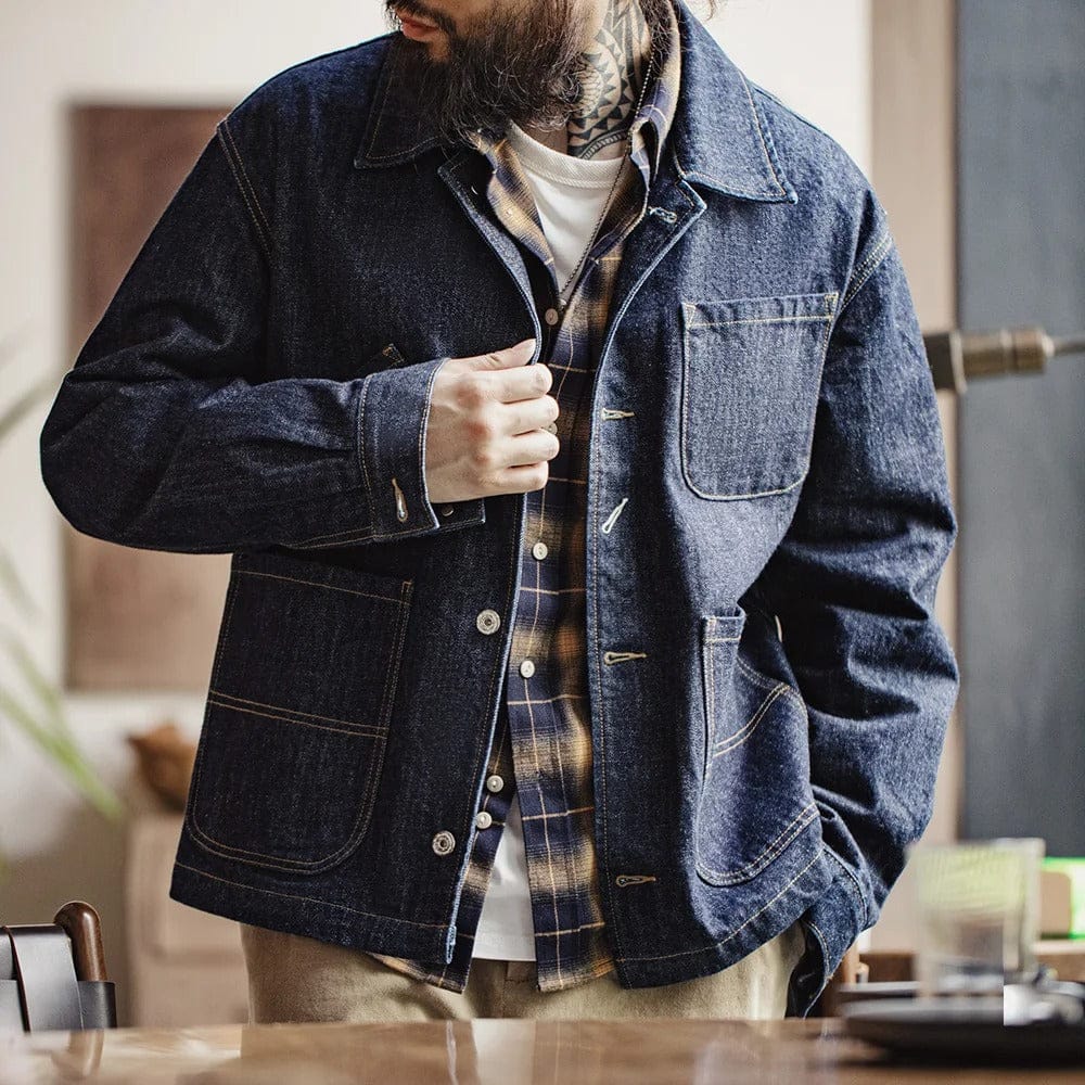 Arbets jacka jeans herr