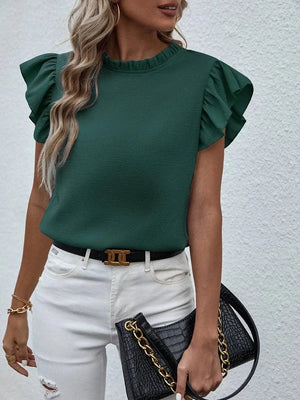 Ärmlös blus dam