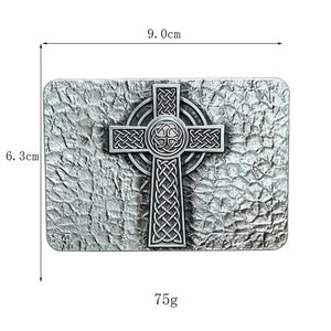Bältespänne keltisk kors silver kristen Silver