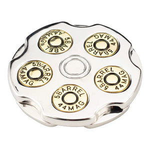 Bältesspänne revolver barrett western stil silver Silver