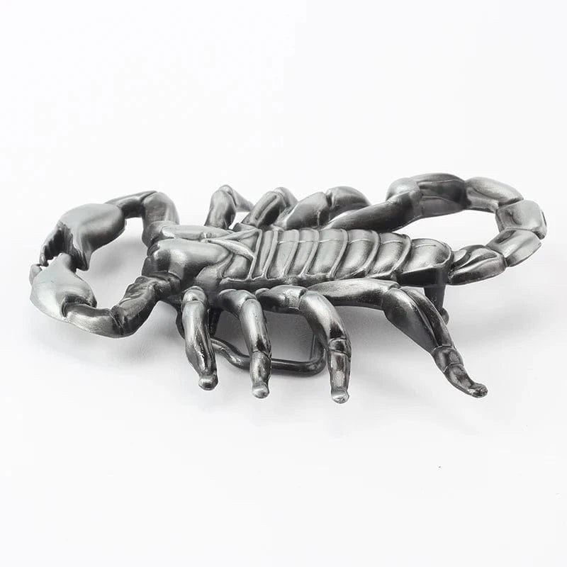 Bältesspänne Skorpion i metall Silver