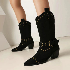 Cowgirl boots mocka