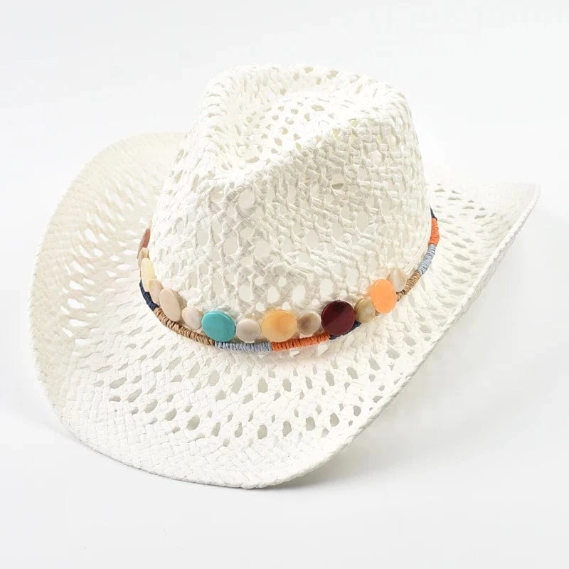 Bohemisk Halm Cowboyhatt