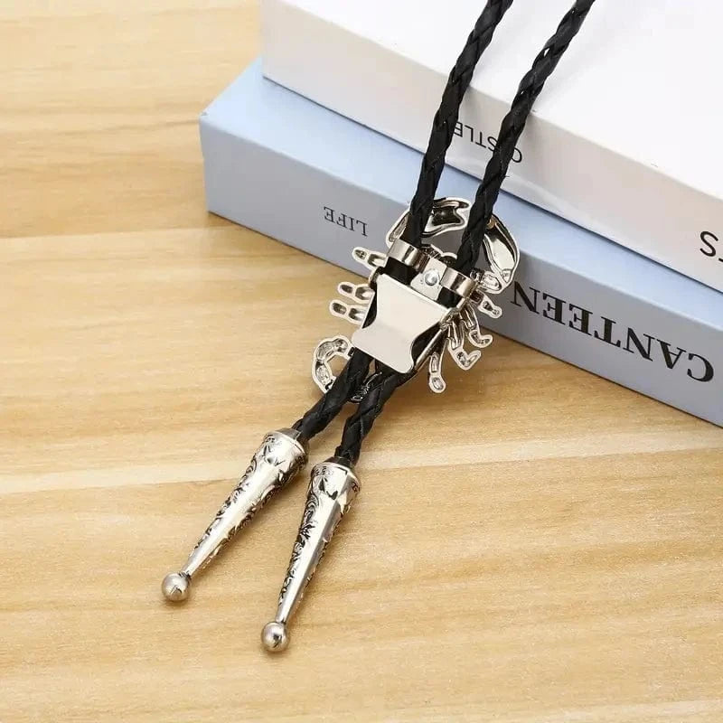 Bolo tie med 3D-skorpion i metall