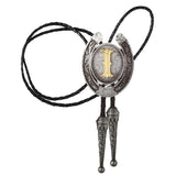 Bolo tie med bokstavsemblem A–Z Silver I