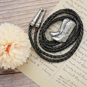 Bolo tie med cowboyboots