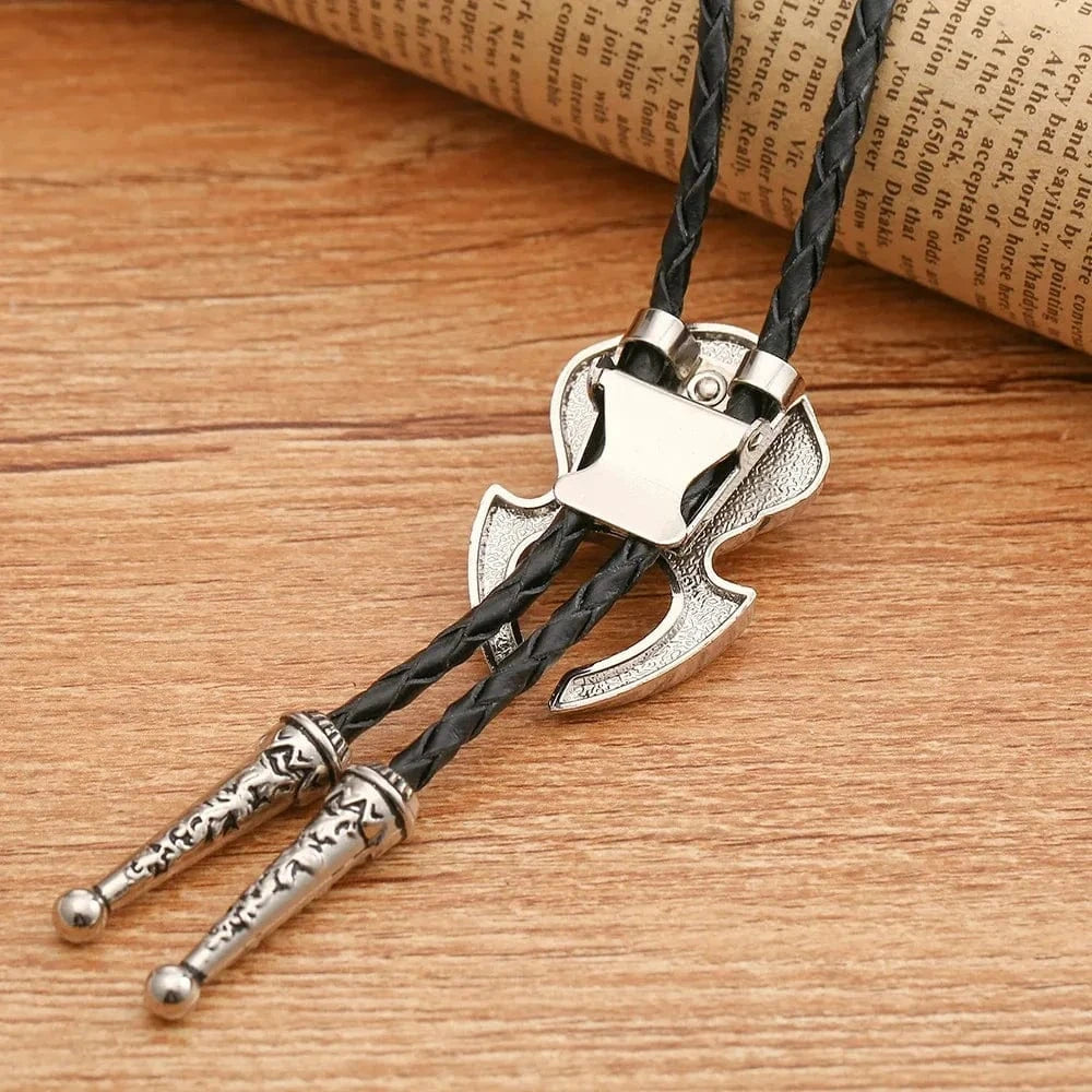 Bolo tie med tigeröga Gul