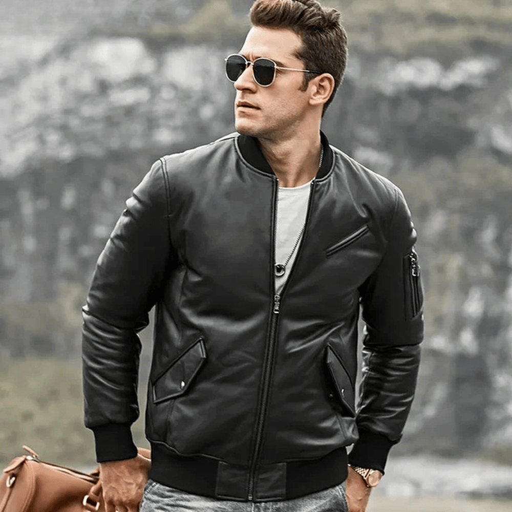 Bomber jacka herr Svart / XS