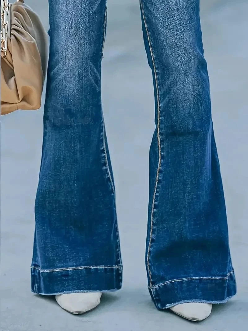Bootcut jeans blå