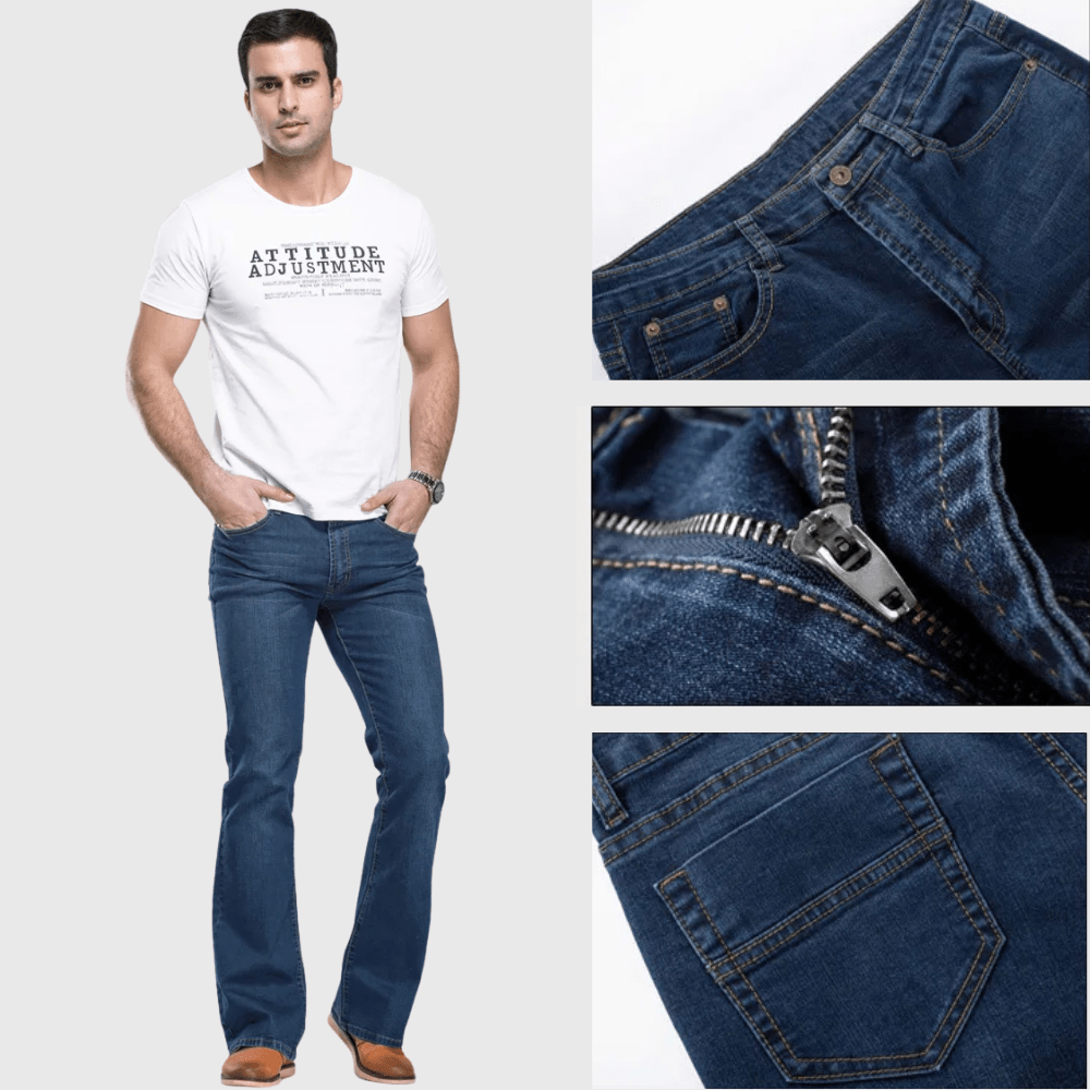 Bootcut jeans herr